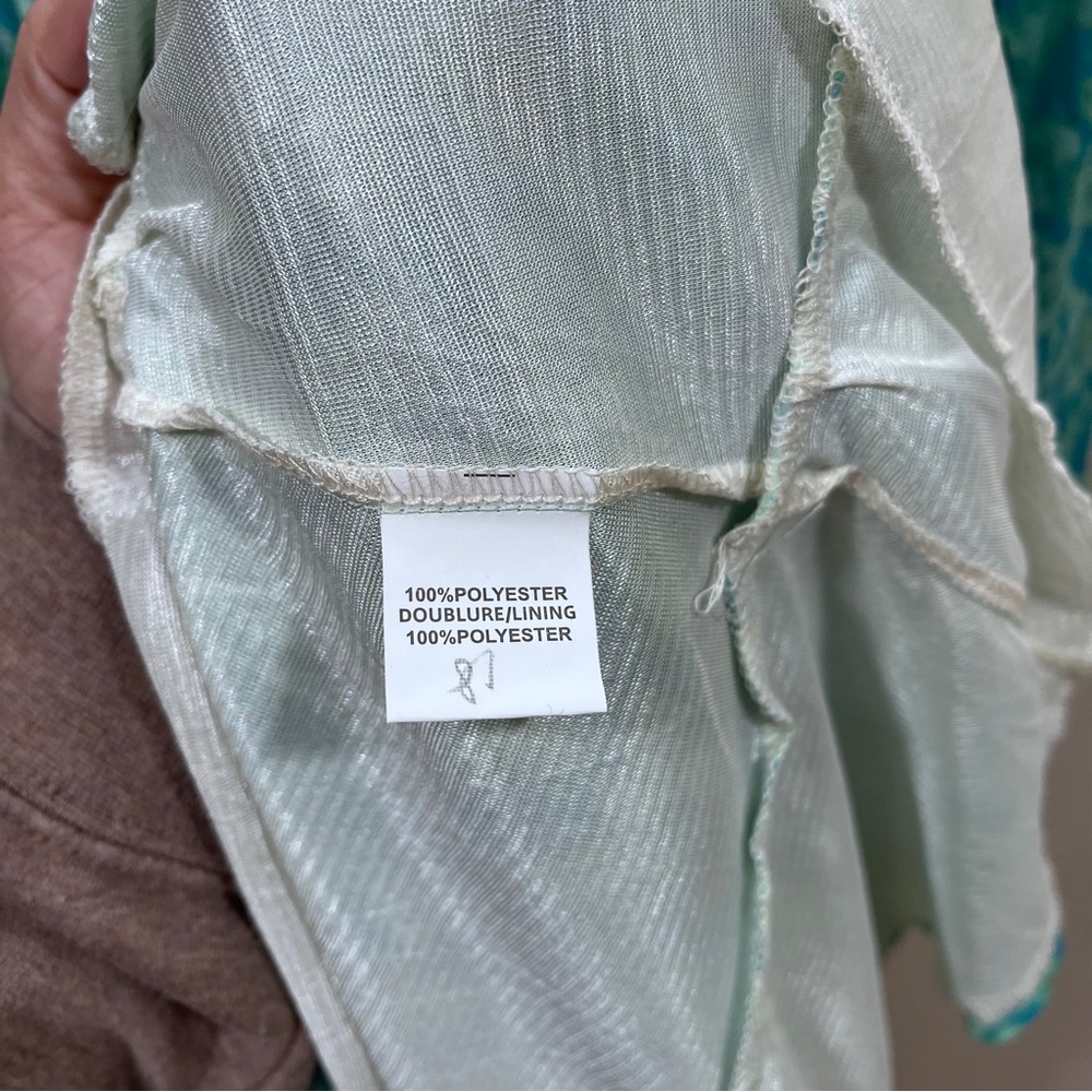 Easy Clothes Blue And Green Manae Dress Our Color: Blue And Green size medium - Picture 10 of 10